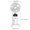 USB Rechargeable Car Mini Fan
