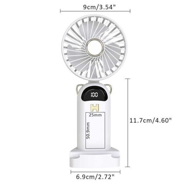 USB Rechargeable Car Mini Fan